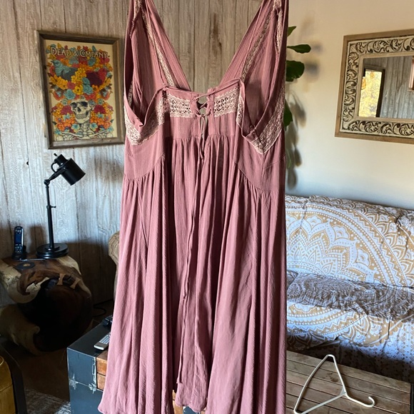 Free People Mini Dress (Mauve) - Picture 5 of 6